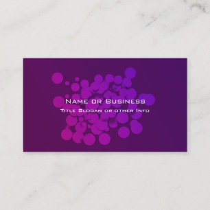 Abstrakter Hintergrund lila Kreise Visitenkarte