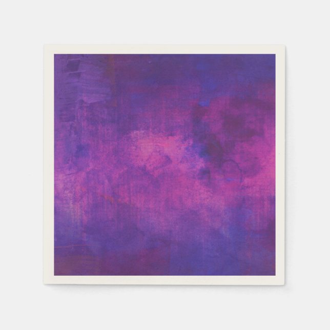 Abstrakter Hintergrund lila und rosa Wasserfarbe Serviette (Vorderseite)