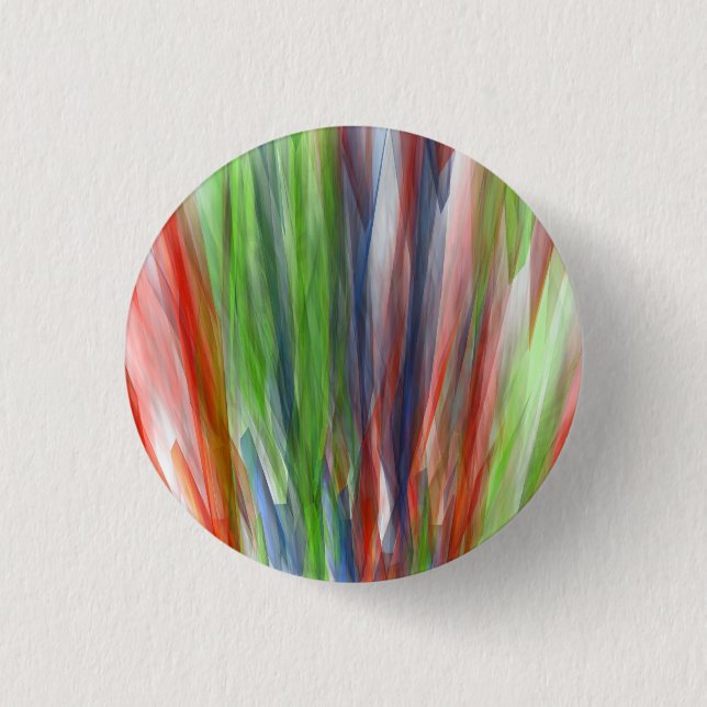 Abstrakter Hintergrund mit bunten Kristallen Button (Vorderseite)