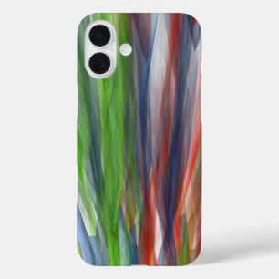 Abstrakter Hintergrund mit bunten Kristallen iPhone 16 Plus Hülle