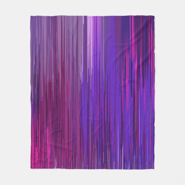 Abstrakter Hintergrund mit dünner lila vertikaler  Fleecedecke (Vorderseite)