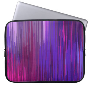Abstrakter Hintergrund mit dünner vertikaler viole Laptopschutzhülle