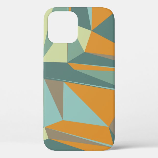 Abstrakter Hintergrund mit farbenfroher Trianglesa Case-Mate iPhone Hülle (Rückseite)