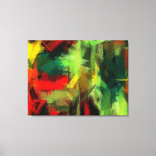 Abstrakter Hintergrund mit farbigen Farben Leinwanddruck