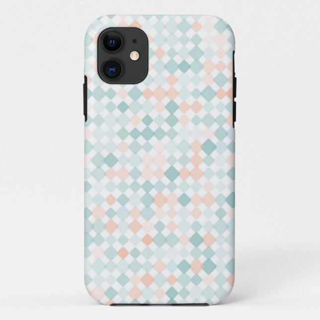 Abstrakter Hintergrund mit gemischten kleinen Case-Mate iPhone Hülle (Rückseite)