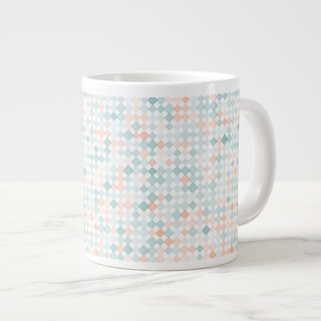 Abstrakter Hintergrund mit gemischten kleinen Jumbo-Tasse (Vorderseite Rechts)