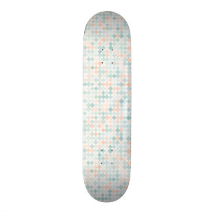 Abstrakter Hintergrund mit gemischten kleinen Skateboard