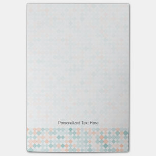 Abstrakter Hintergrund mit gemischten Kleinpunkten Post-it Klebezettel