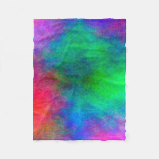 Abstrakter Hintergrund-multi FarbWatercolor Fleecedecke (Vorderseite)