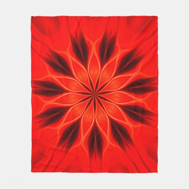 Abstrakter Hintergrund. Orientale Kaleidosco Fleecedecke (Vorderseite)