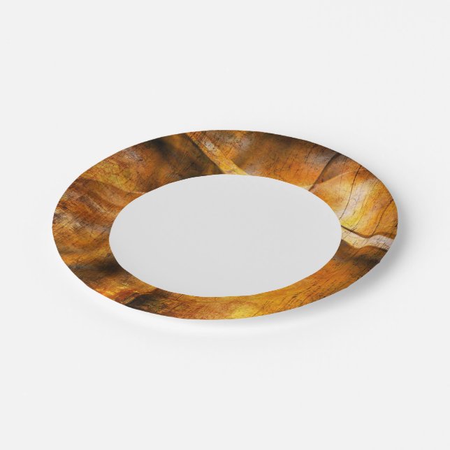 abstrakter Hintergrund Pappteller (Schrägansicht)