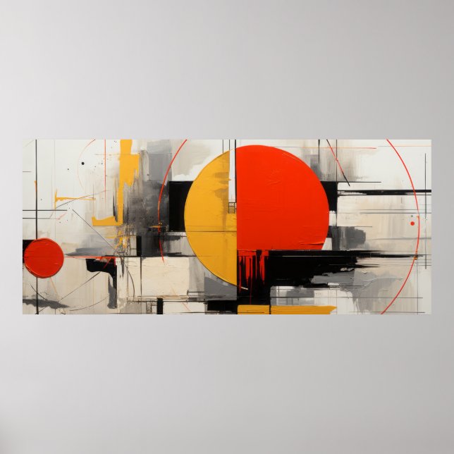 Abstrakter Hintergrund Poster (Vorne)