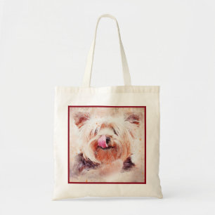 Abstrakter Hundebeutel Tragetasche
