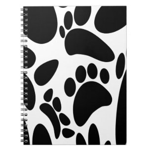 Abstrakter Hundepapierdruck Notizblock