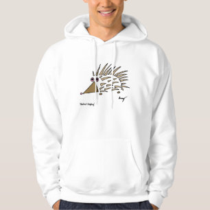 Abstrakter Igel Erwachsener Kapuzenpullover Hoodie