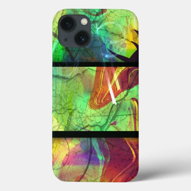 Abstrakter iPad-Fall für gestrichene Bereiche Case-Mate iPhone Hülle (Rückseite)
