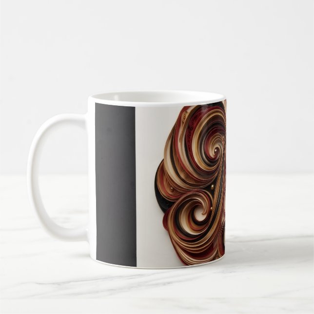 Abstrakter Kaffeebecher Kaffeetasse (Links)