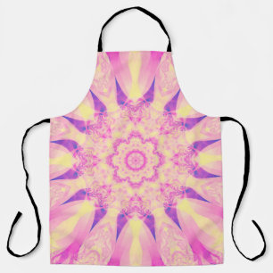 Abstrakter Kaleidoskop pastellfarbener Hintergrund Schürze