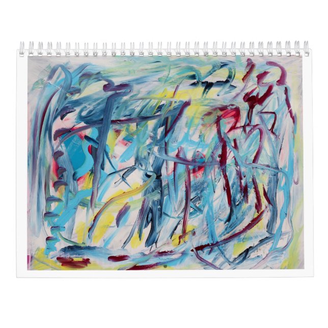 abstrakter Kalender 2023 (Rückseite)