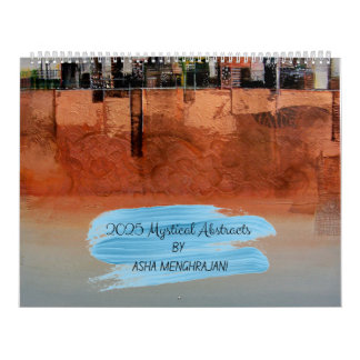 abstrakter Kalender 2025 von Asha Menghrajani