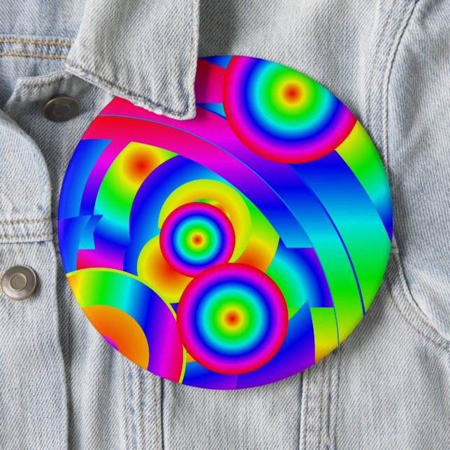 Abstrakter Komet Button (Beispiel)