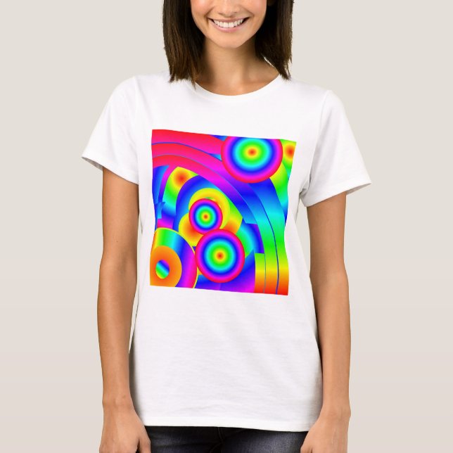 Abstrakter Komet T-Shirt (Vorderseite)
