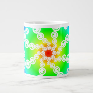 Abstrakter Kornkreis Jumbo-Tasse