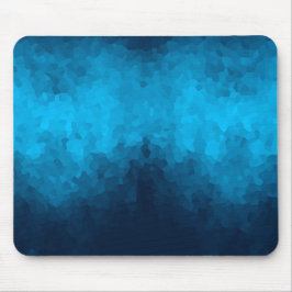 Abstrakter kristallisierter blauer Hintergrund Mousepad