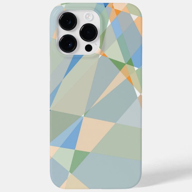 Abstrakter Kubismus Mosaikmuster Case-Mate iPhone Hülle (Rückseite)