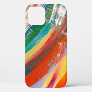 Abstrakter Kunst Hintergrund Ölfarben Pinselstrich Case-Mate iPhone Hülle