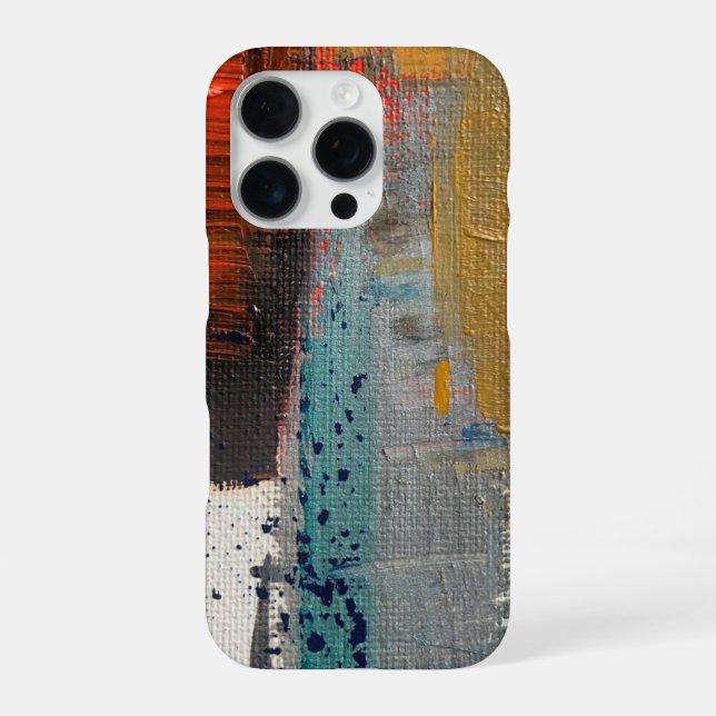 Abstrakter Kunst iPhone-Hülle iPhone Hülle (Rückseite)