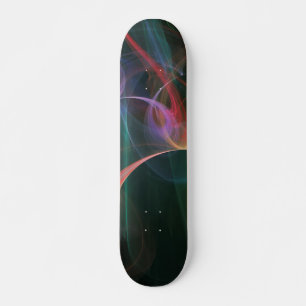 Abstrakter Kunst Raum Skateboard