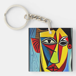 Abstrakter Kunst-Schlüsselanhänger Schlüsselanhänger