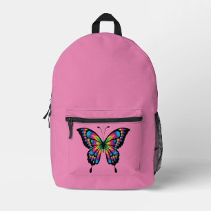 Abstrakter Kunst Schmetterling Druck Rucksack Tasc