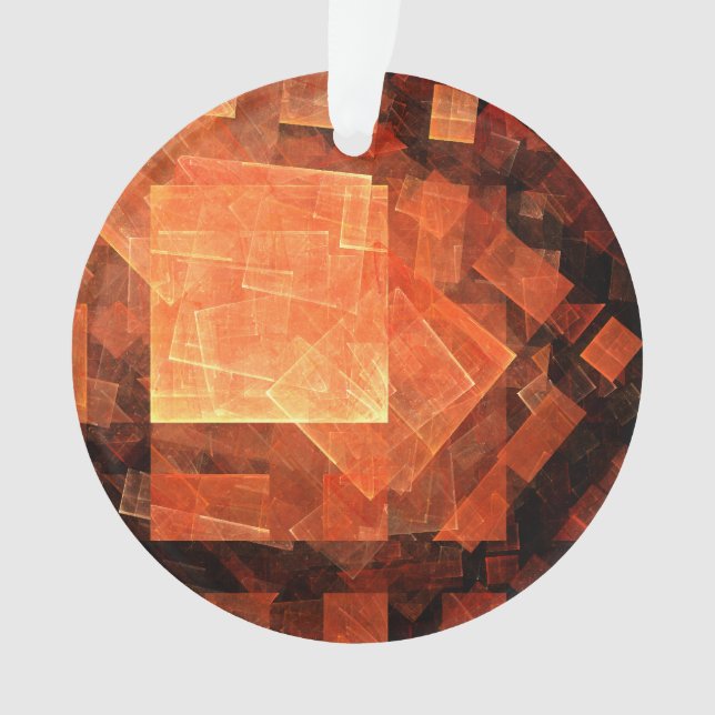 Abstrakter Kunstakrylkreis Ornament (Vorderseite)