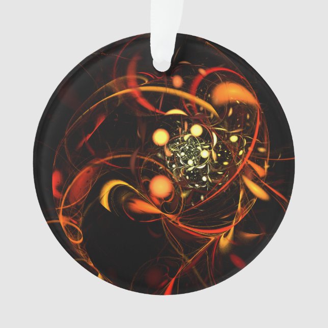 Abstrakter Kunstakrylkreislauf Ornament (Vorderseite)