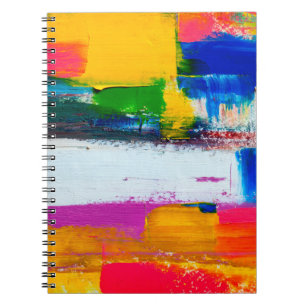 Abstrakter Kunsthintergrund. Moderne Kunst - mehrf Notizblock