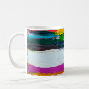 Abstrakter Kunsthintergrund. Moderne Kunst. Mehrfa Kaffeetasse