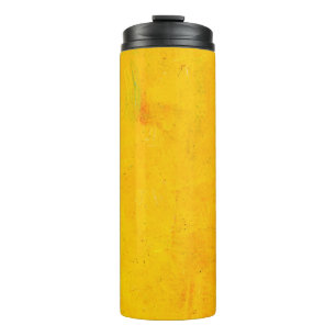 Abstrakter Kunsthintergrund. Ölmalerei auf Leinwan Thermosbecher