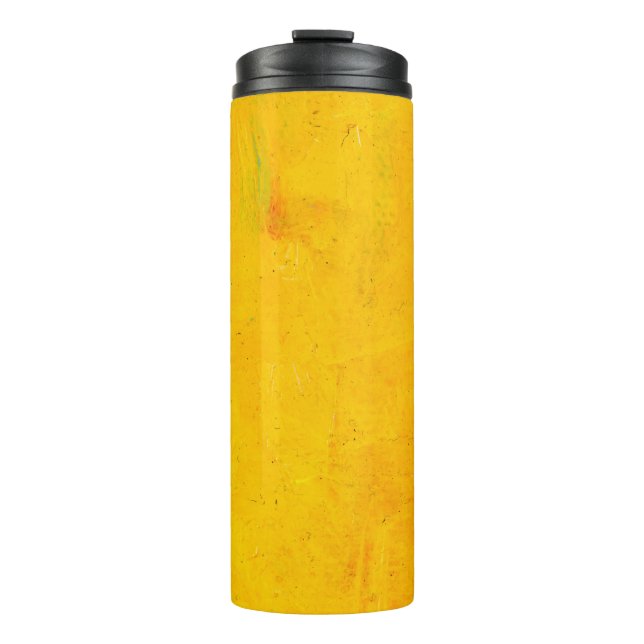 Abstrakter Kunsthintergrund. Ölmalerei auf Leinwan Thermosbecher (Vorderseite)