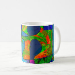 abstrakter Kunstkaffee-Becher "abstract6" Kaffeetasse