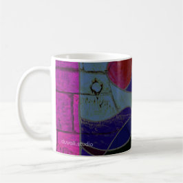 Abstrakter Kunstkaffeebecher "Kerzenlicht-Variatio Kaffeetasse