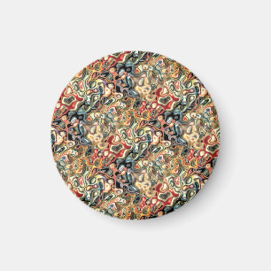 Abstrakter Kunstmagnet Magnet
