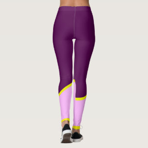 Abstrakter KunstMinimalismus Pasta Pink Leggings