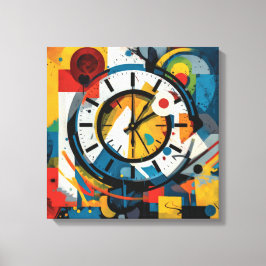 Abstrakter Kunstrahmen Leinwanddruck