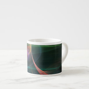 Abstrakter Kunstraum Espressotasse