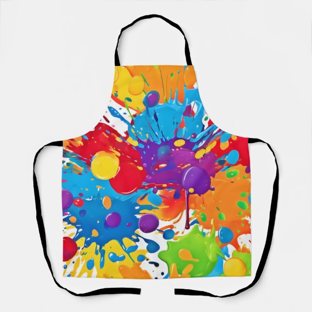 Abstrakter Kunstsplash Schürze (Vorderseite)