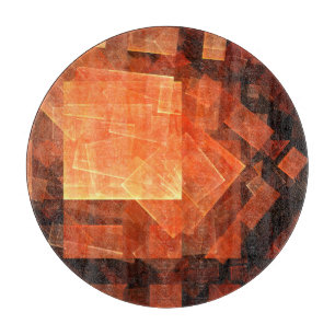 Abstrakter Kunstzirkel des Fensters Schneidebrett