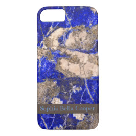Abstrakter Lapis Lazuli Blue Granit Case-Mate iPhone Hülle