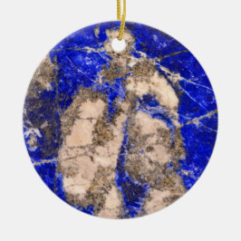 Abstrakter Lapis Lazuli Blue Granit Keramik Ornament